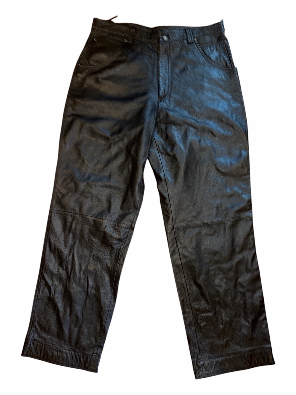 Vintage Wilsons Leather Men's Black Cargo Pants - Picture 2 of 5